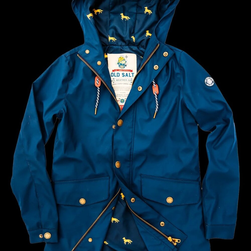 Kiel James Patrick rain jacket women size M - navy blue